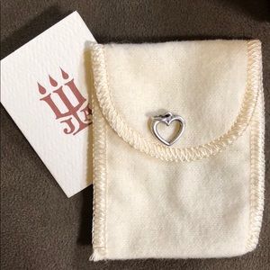 James Avery Open Wire Heart Charm